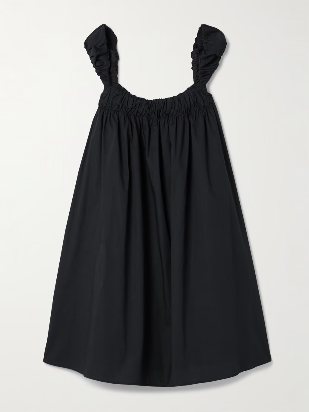 Nwd Staud Black Mini Dress Size Medium Poplin